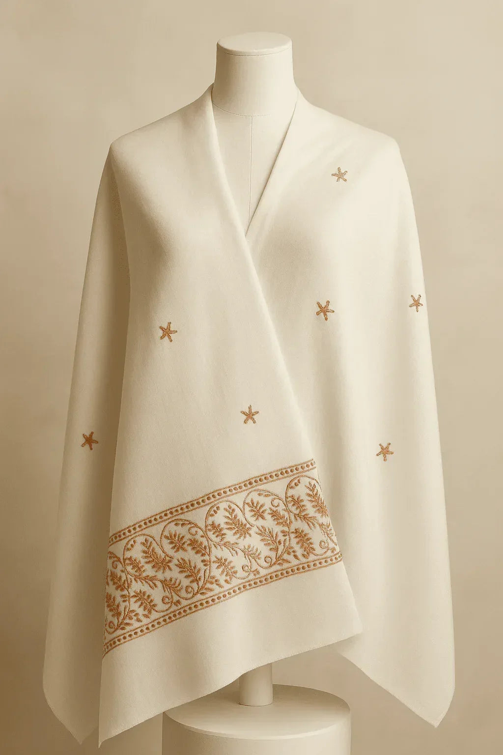 Swati Khaddi Wool Shawl - 8 - Gharaana