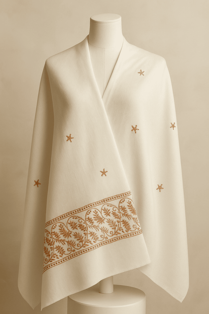 Swati Khaddi Wool Shawl - 8