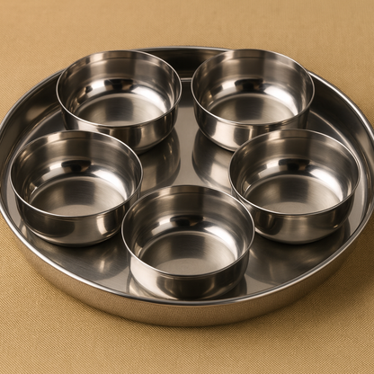Indian Thaali Set - 6 pc