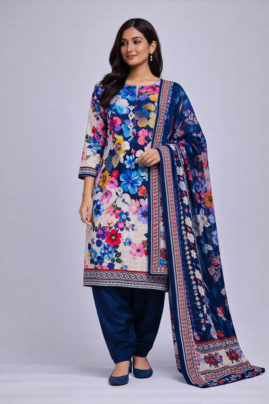 Lawn printed 3 Piece Suit - 14 - Gharaana