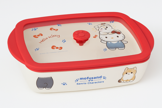 Mofusand Sanrio Characters Air Tight Silicone Tiffin Box