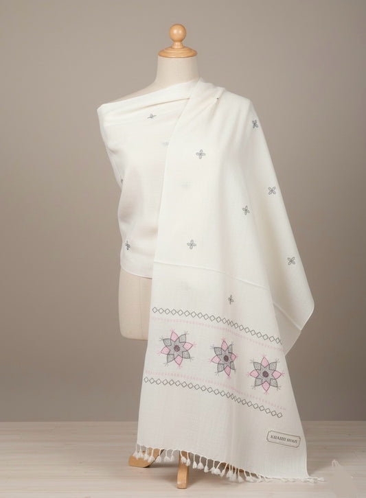 Swati Khaddi Wool Shawl - 3