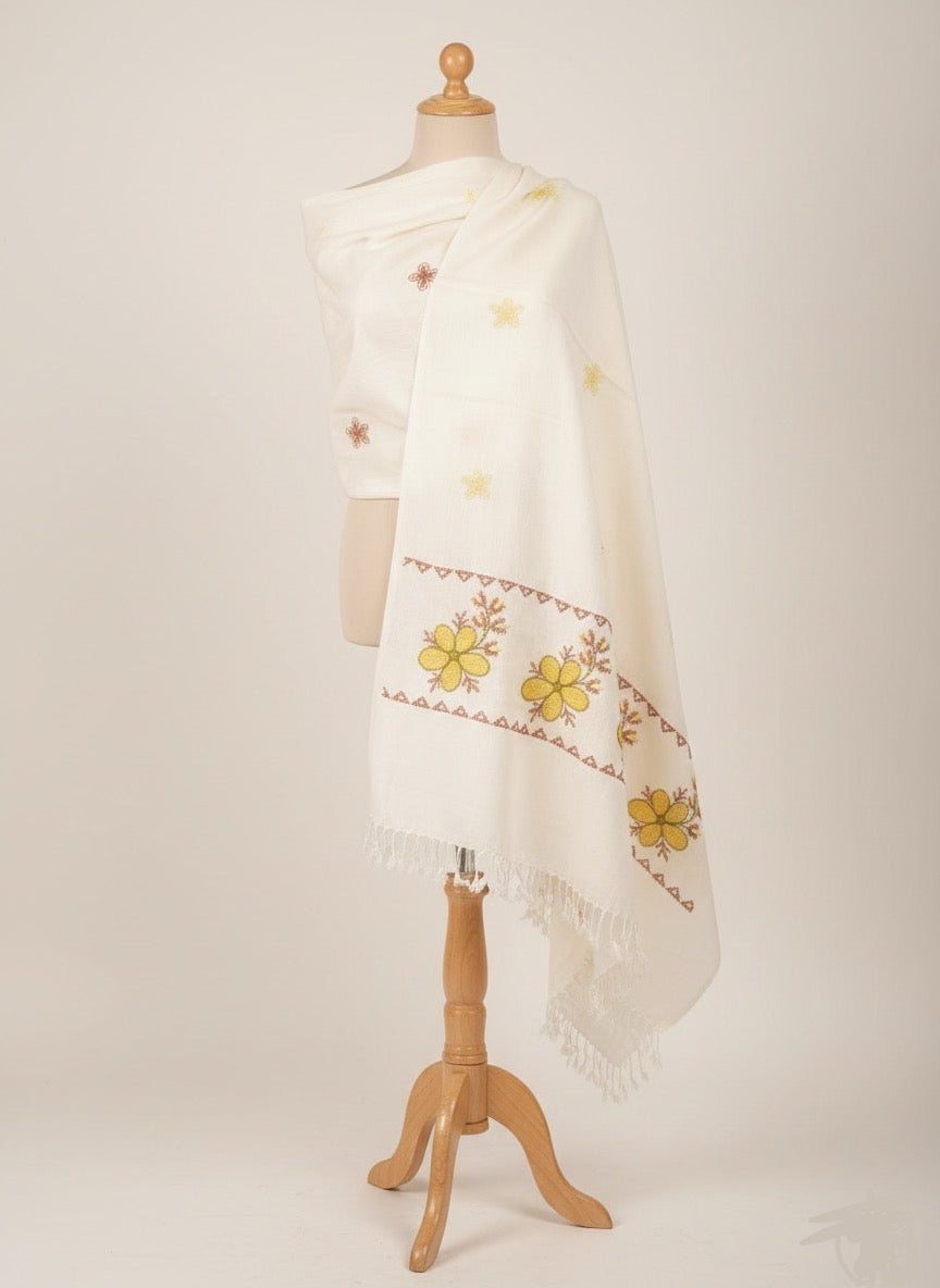 Swati Khaddi Wool Shawl - 5