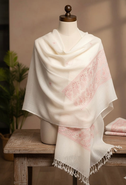 Swati Khaddi Wool Shawl - 1