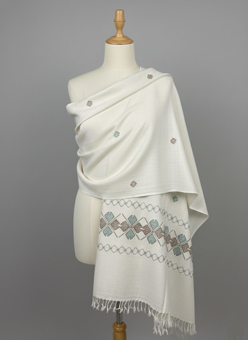 Swati Khaddi Wool Shawl - 4