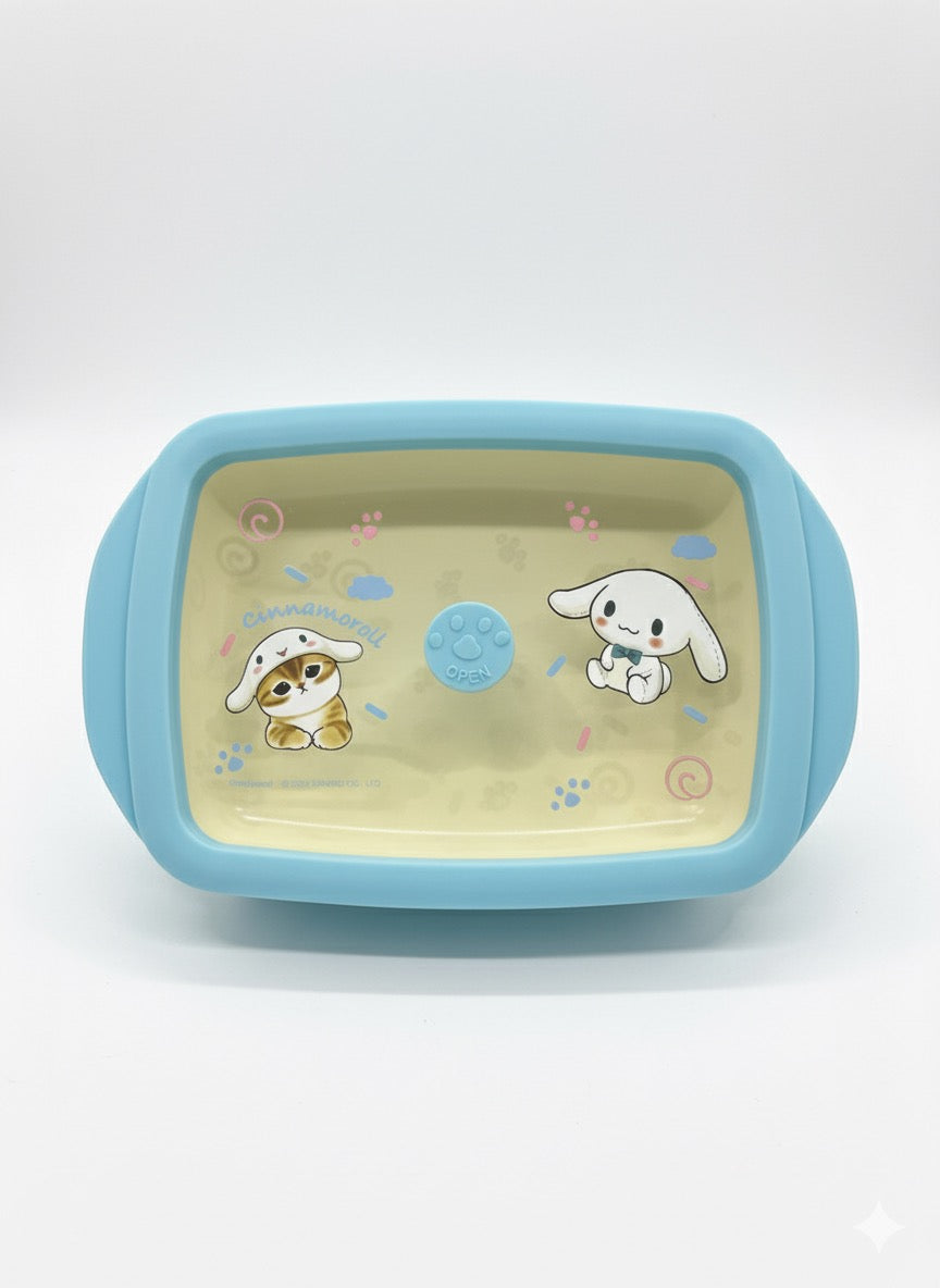 Mofusand Sanrio Characters Air Tight Silicone Tiffin Box