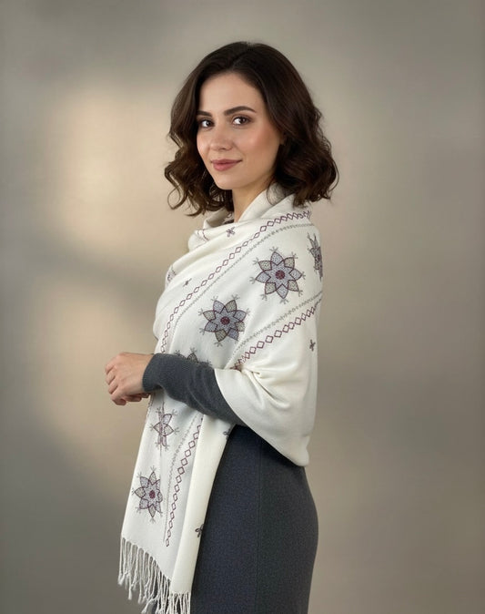 Swati Khaddi Wool Shawl - 2