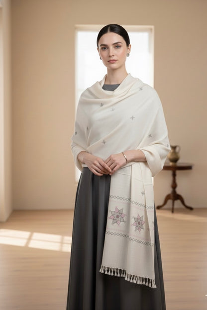 Swati Khaddi Wool Shawl - 3