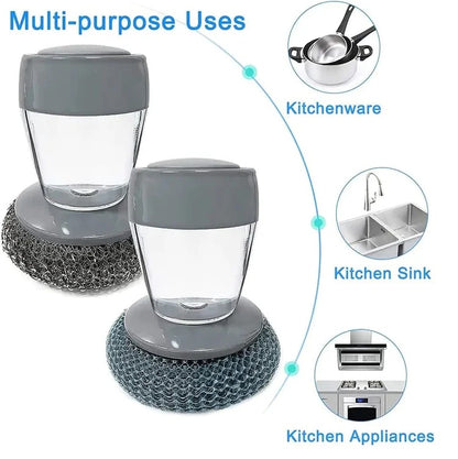 Soap Dispensing Palm Brush