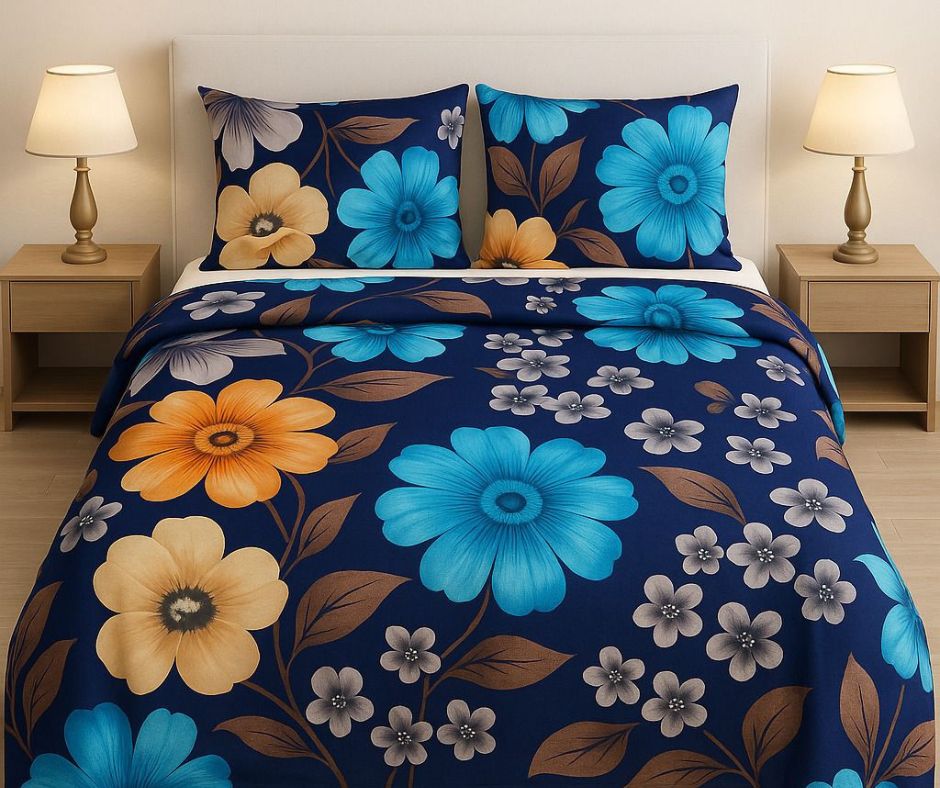 Blue Oasis - Bedsheet