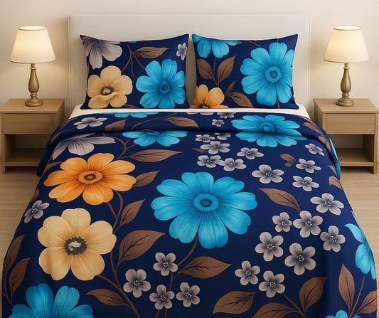 Blue Oasis - Bedsheet