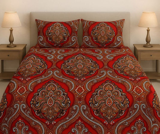Red Crown - Bedsheet