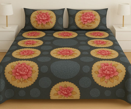 Cherry Flora - Bedsheet