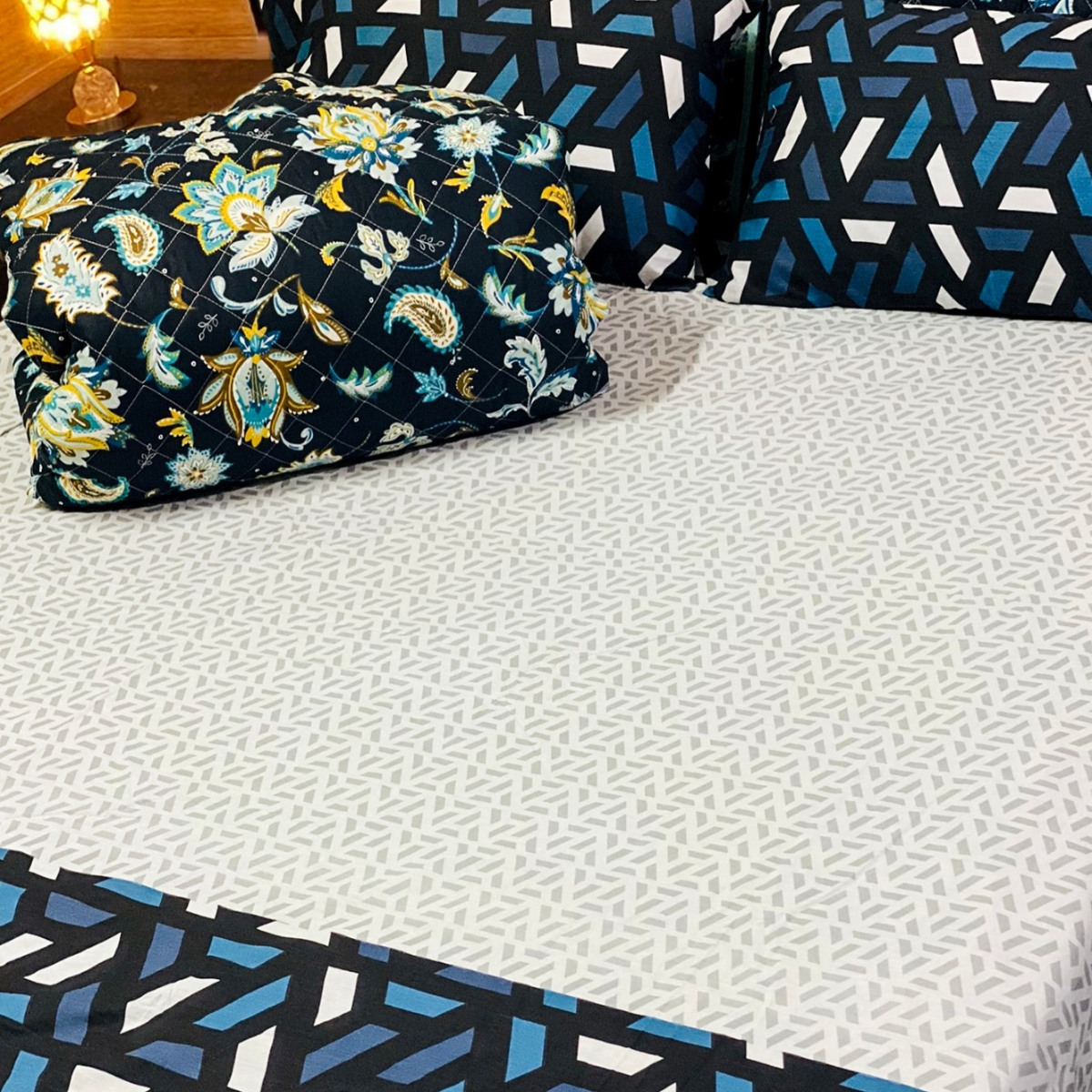 Printed 6Pc Comforter Set