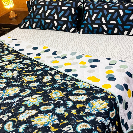 Printed 6Pc Comforter Set