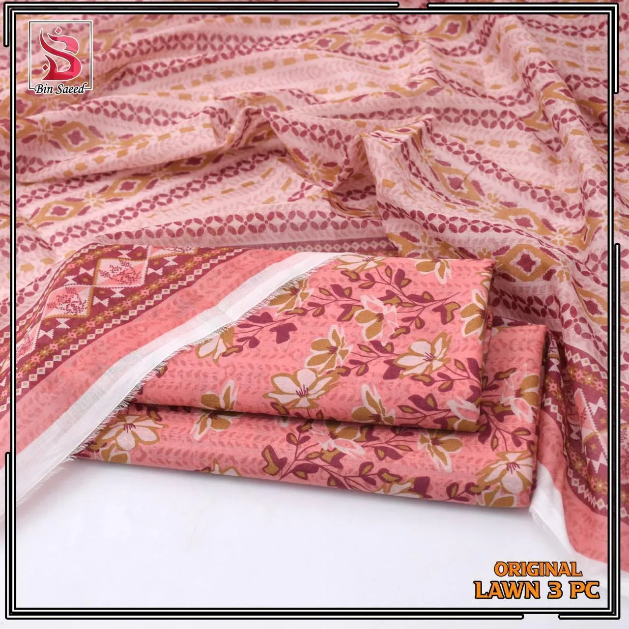 Lawn printed 3 Piece Suit - 6 - Gharaana