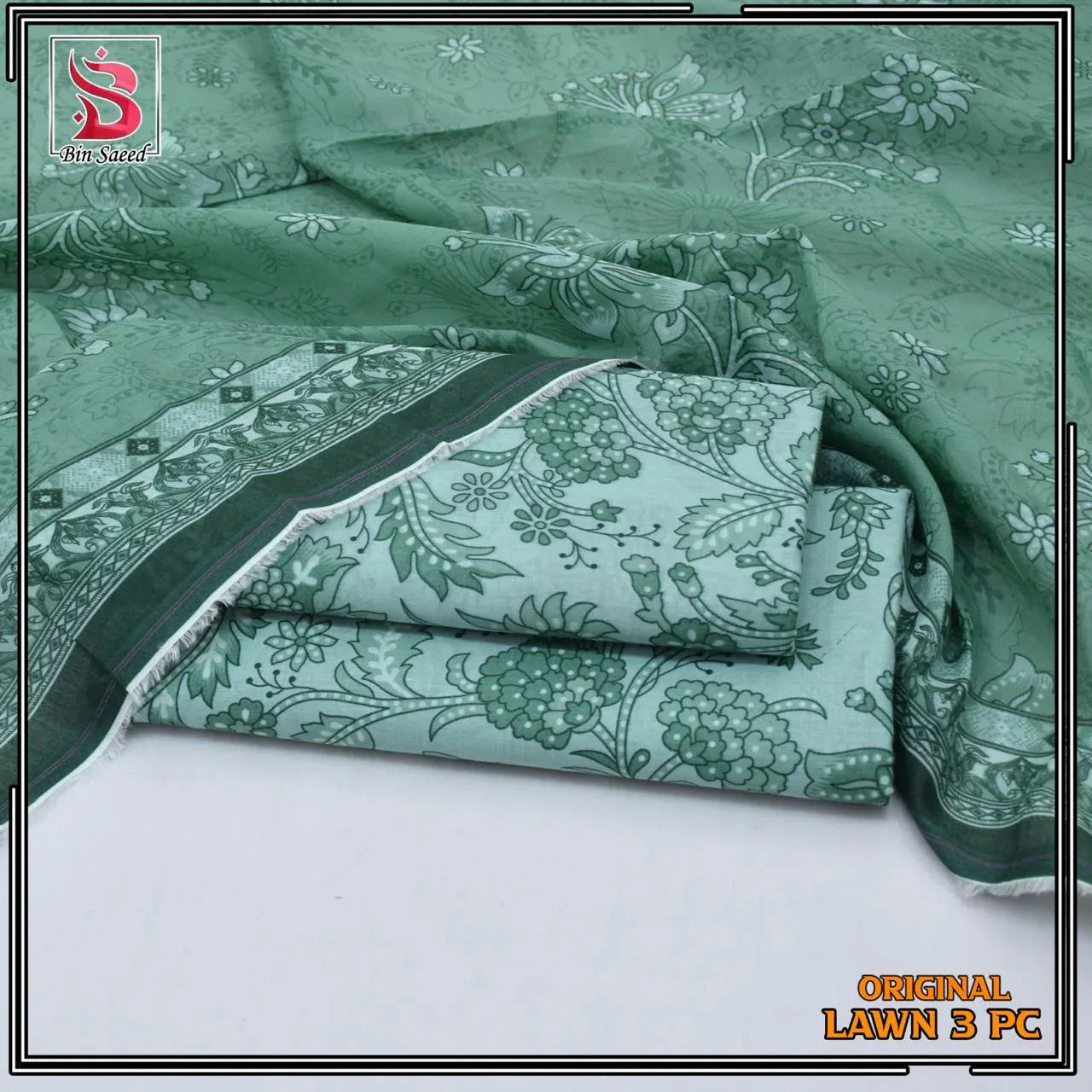 Lawn printed 3 Piece Suit - 23 - Gharaana