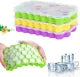 Silicone Ice Cube Trays Mold Mould 37 Grids Honeycomb Hexagonal Cube with Lid