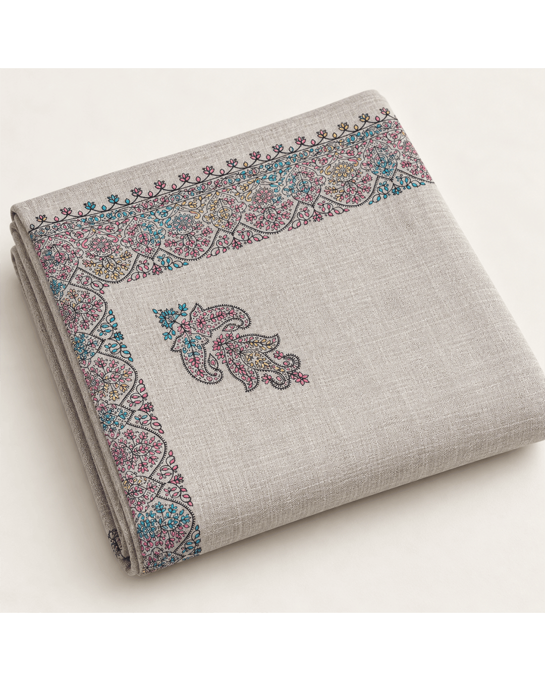 Premium Embroidered Pashmina Shawl - 5