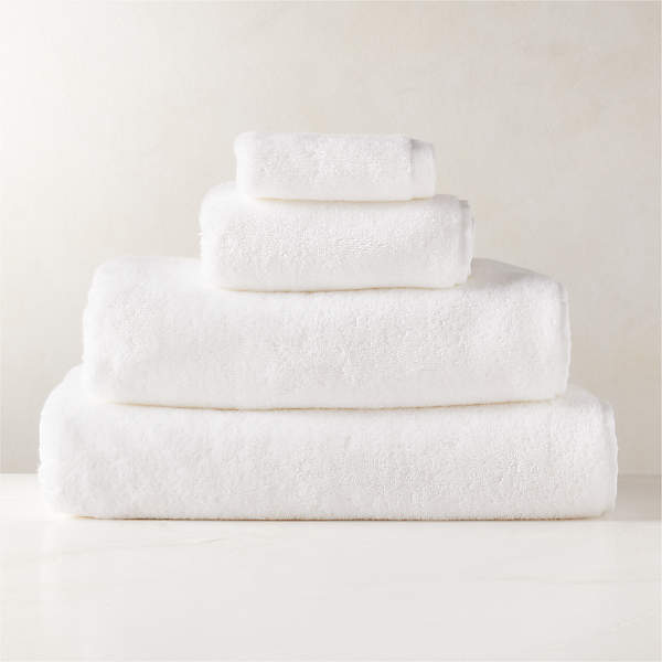 White Bath Towel