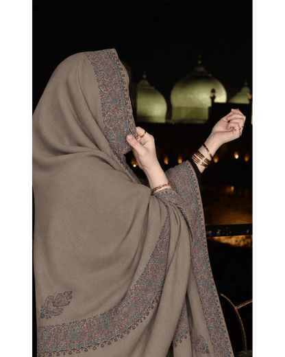 Premium Embroidered Pashmina Shawl - 5
